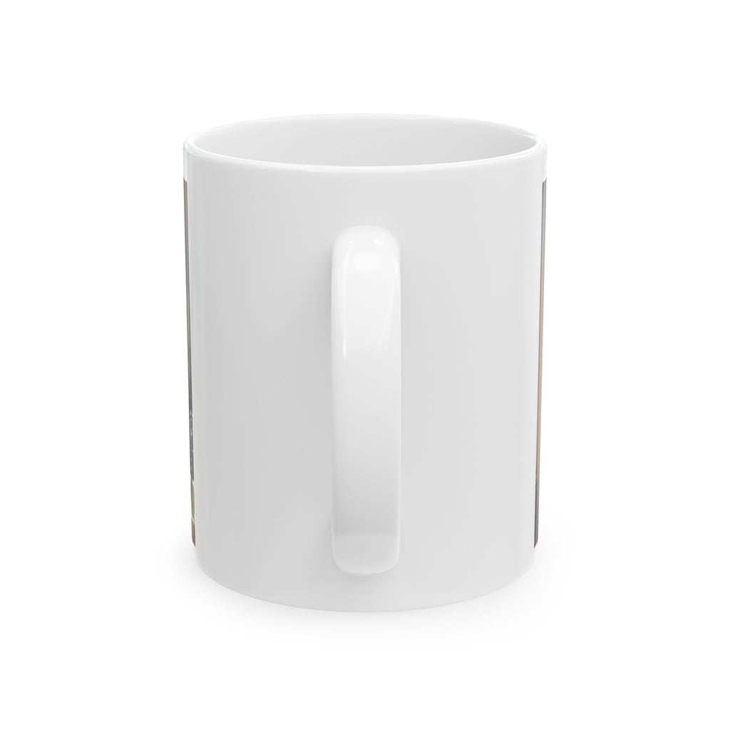 Satirical Tump Swalwell To Catch a Scumbag Mug | Political meme coffee cup