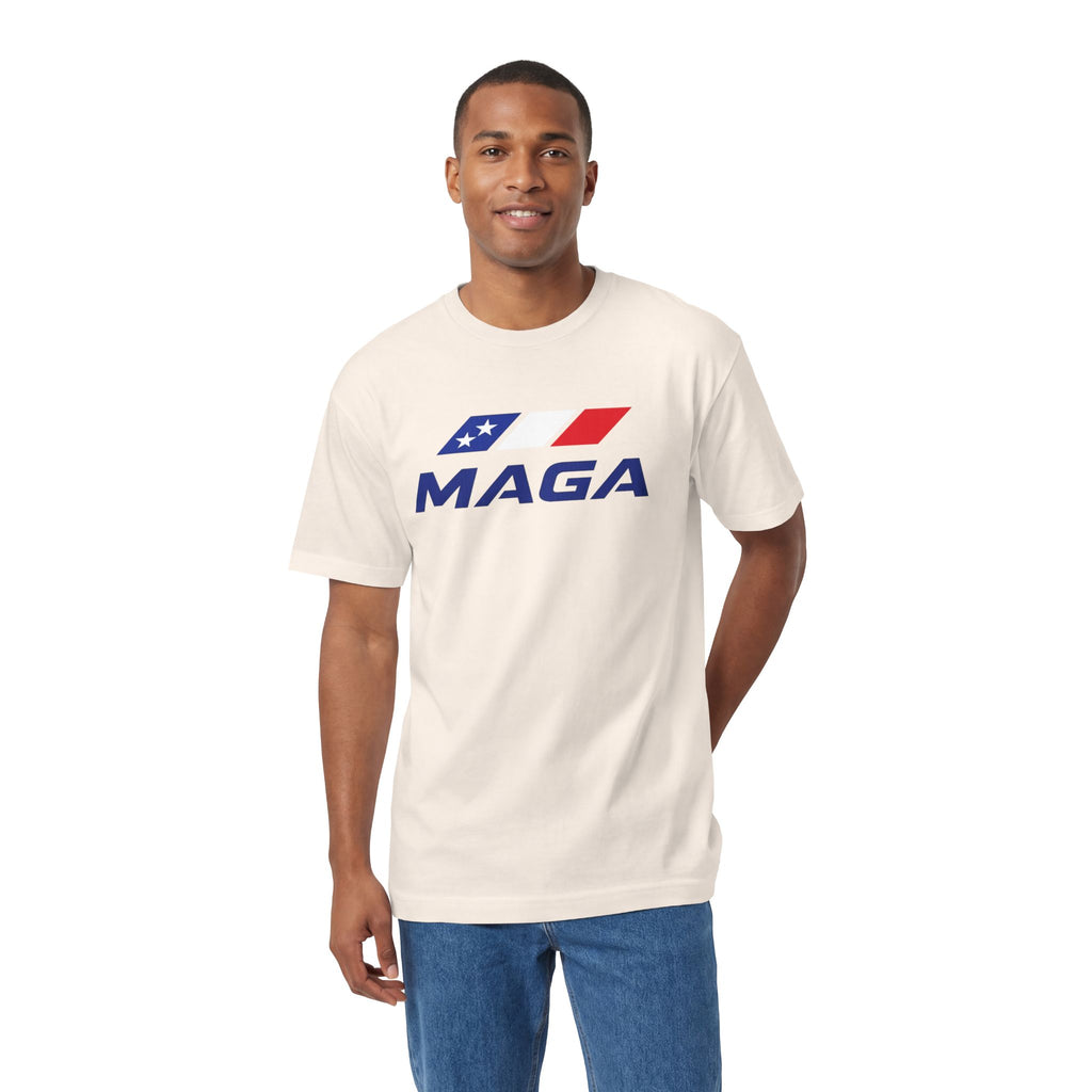MAGA Patriotic Tee —The Conservative Brand Red White Blue Flag Logo Shirt