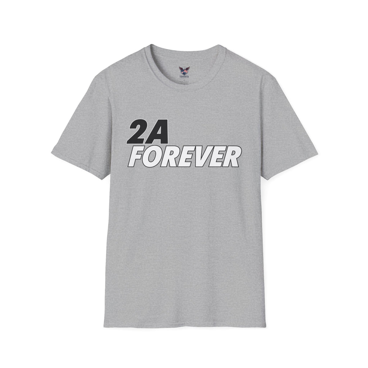 "2A FOREVER" Pro-Second Amendment T-Shirt - Conservative Patriot Graphic Tee - Men's and Women's Sizes - Premium Cotton Pro-Gun Rights Apparel