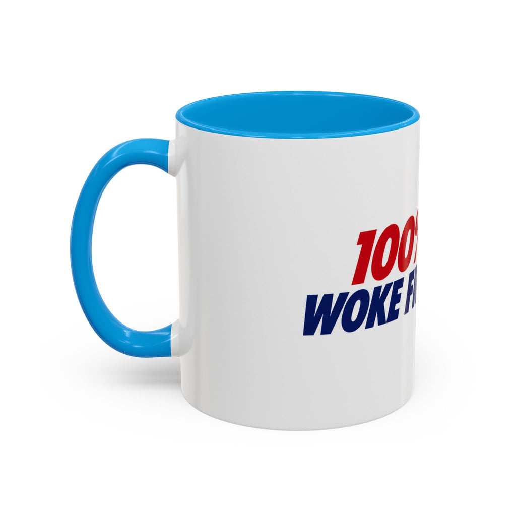 100% Woke Free Donald Trump Uncle Sam Ceramic Coffee Mug