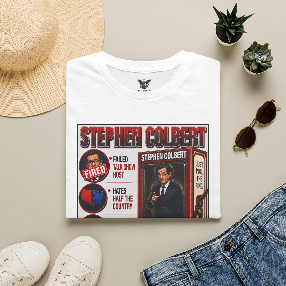 "Trump Patriot Shirt | America First T-Shirt | Conservative Republican Apparel | God Family Country Tee" | anti-woke tshirt | Vintage Comedy Poster T-Shirt | Retro TV Host Graphic