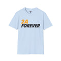Yellow/Black 2A Forever Bold Typography Patriotic Second Amendment Men's Cotton Tee