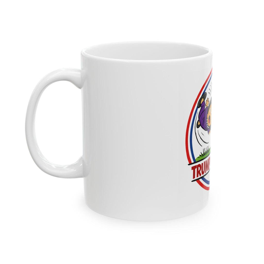 Cartoon 2024 Election Trump vs Harris Mug
