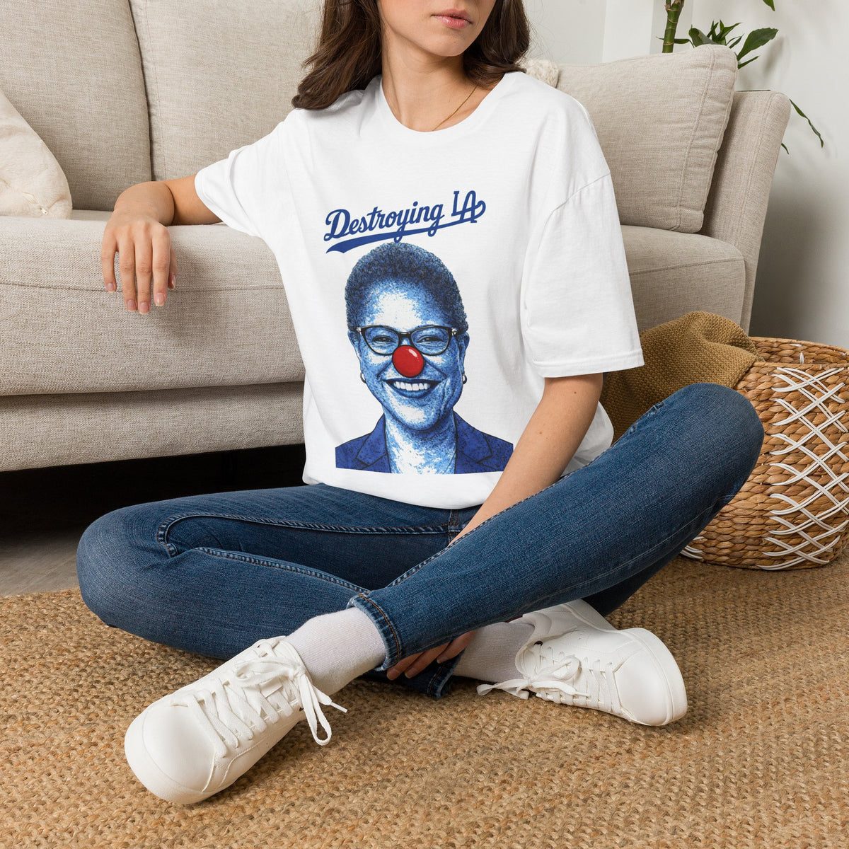 "Trump Patriot Shirt | America First T-Shirt | Conservative Republican Apparel | God Family Country Tee" | anti-woke tshirt | Clown Nose Portrait T-Shirt | Destroying 1% Illustration