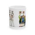Tribute Artists vs Protesters Illustration Mug | Ceramic Coffee Cup