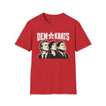 Red Leaders Demokrats graphic T-Shirt | Political Satire, Retro Propaganda Style