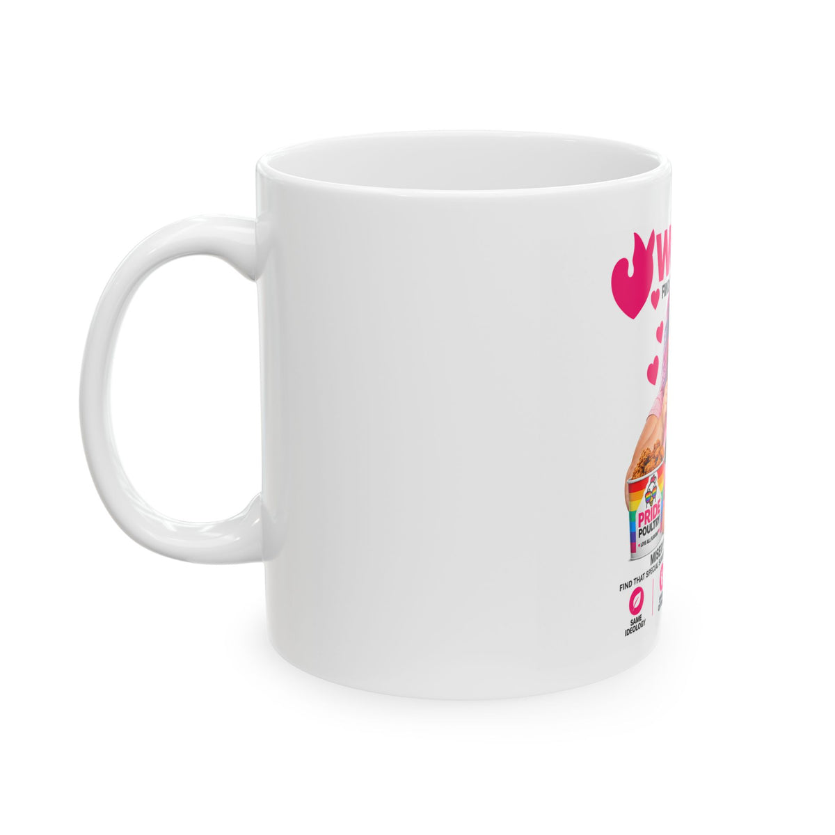WokeDate Mug — "Misery Loves Company Funny Political Satire Ceramic Coffee Mug (11oz/15oz)