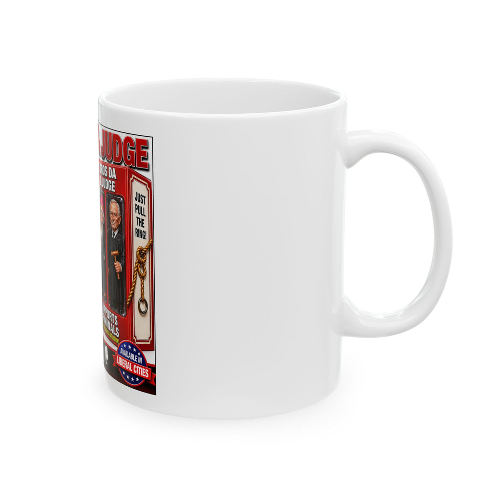 Soros DA & Judge Satirical Political Novelty Coffee Mug