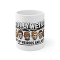 HOLLYWEIRD Funny Political Coffee Mug – Right-Wing Conservative Satire Novelty Cup, Anti-Hollywood Republican Gift Idea, 11oz Ceramic Drinkware