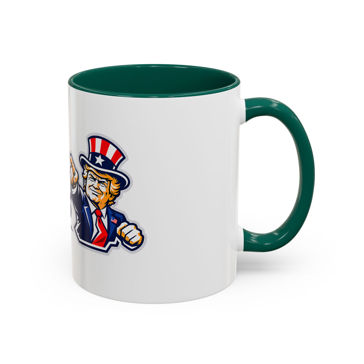 Donald Trump "No Bad Hombres" Uncle Sam Ceramic Coffee Mug