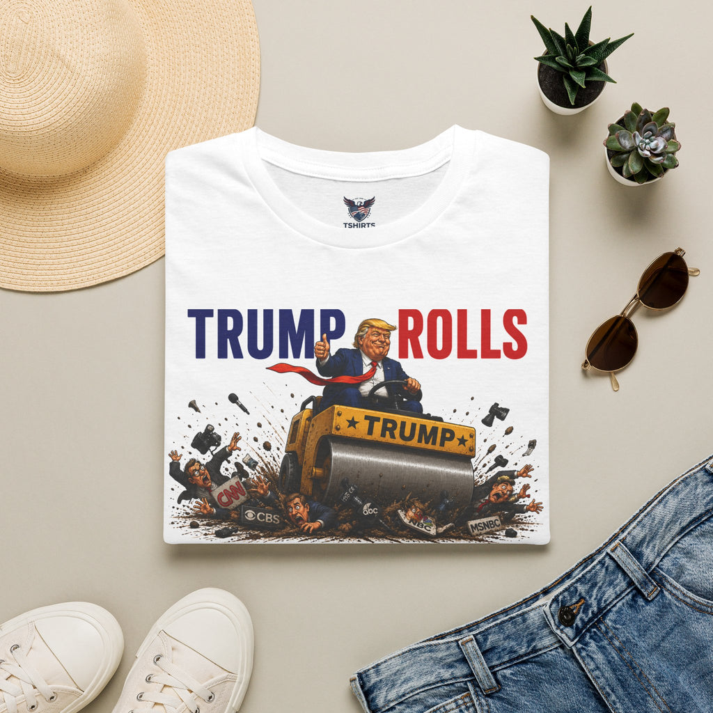 Trump Rolls the Media Crush T-Shirt