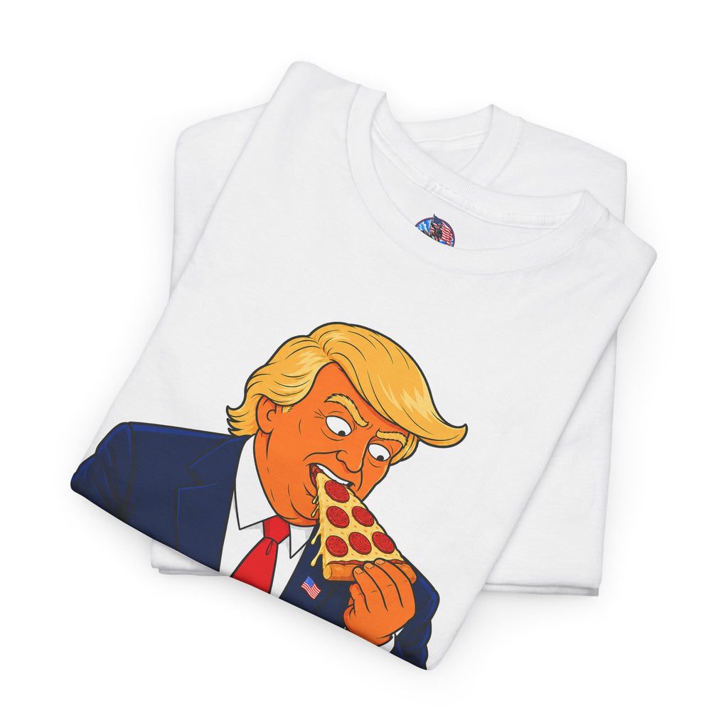 Donald Trump Eating Burger Graphic T-Shirt