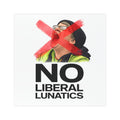 No Liberal Lunatics Car Magnet | Political protest design