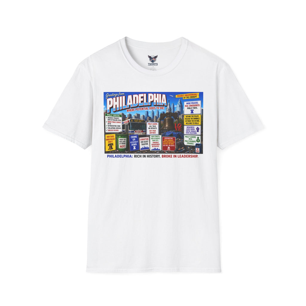 "Trump Patriot Shirt | America First T-Shirt | Conservative Republican Apparel | God Family Country Tee" |Philadelphia Collage T-Shirt | City Landmarks, Historic Icons, Skyline