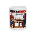 Swalwell Pizza Creep Caught by Trump — "To Catch a Swalwell" Coffee Cup (11oz/15oz)