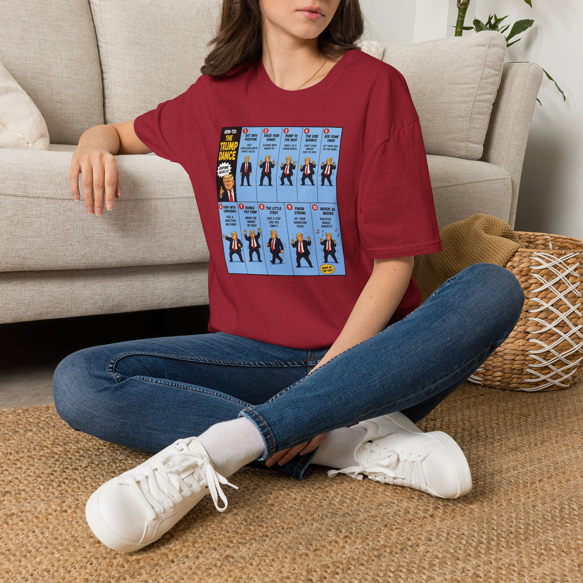 T-Shirt — "How to: The Trump Dance" Step-by-Step Graphic Tee