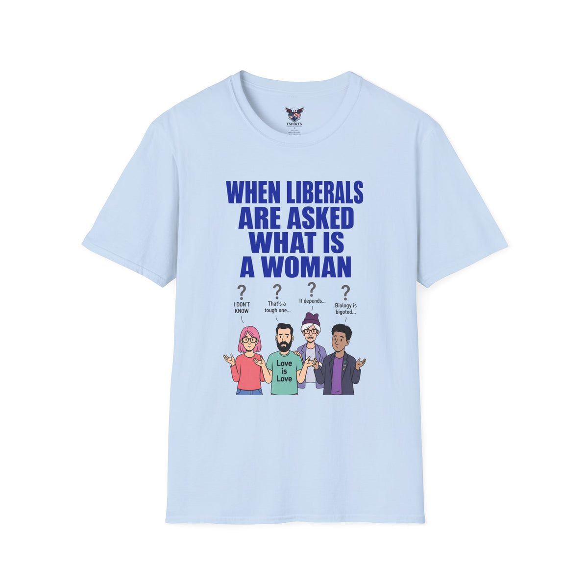 Men's Biological Reality Political Graphic Tee – Funny Conservative Anti-Woke Statement T-Shirt