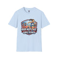 Keep Boys Out of Girls Sports T-Shirt | Female Athlete Track Graphic