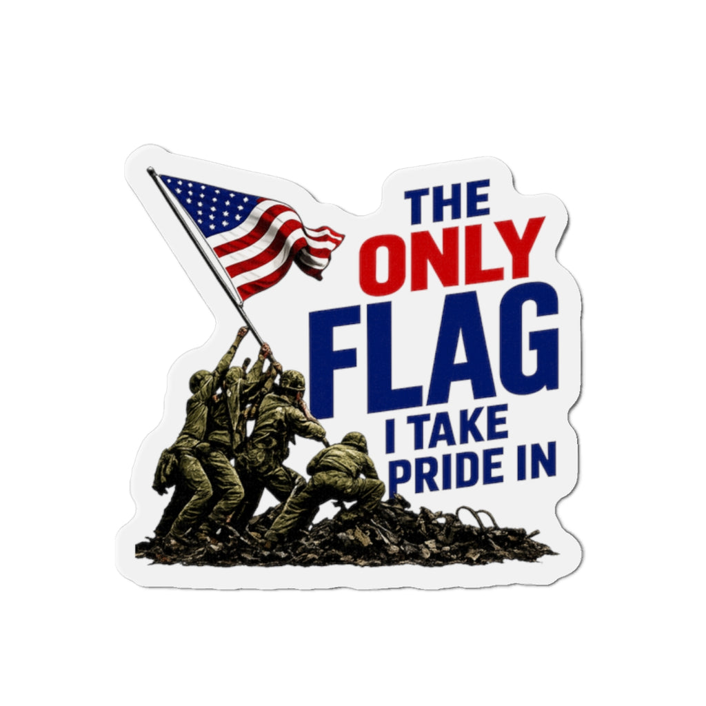 American Flag Die-Cut Magnet | Patriotic USA