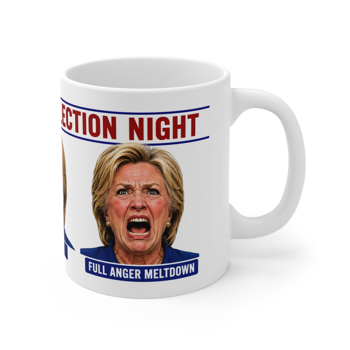 Funny Hillary Clinton Election Satire Coffee Mug – Political Satire Novelty Ceramic Cup & Campaign Gag Gift