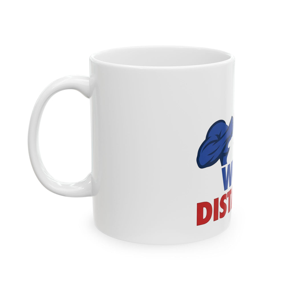Ceramic Mug - "Woke Distancing" Patriotic Humorous Coffee Cup