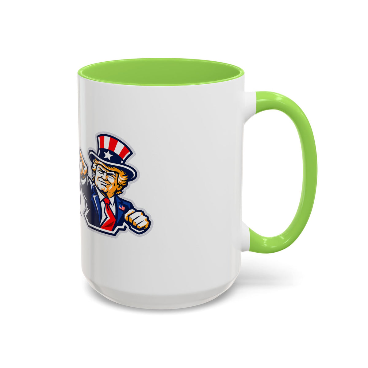 Donald Trump "No Bad Hombres" Uncle Sam Ceramic Coffee Mug