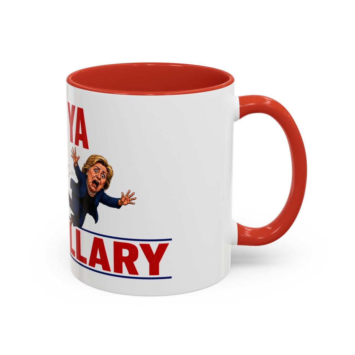 Funny Trump "See Ya Hillary" Political Satire Coffee Mug – 11oz Republican Gag Gift