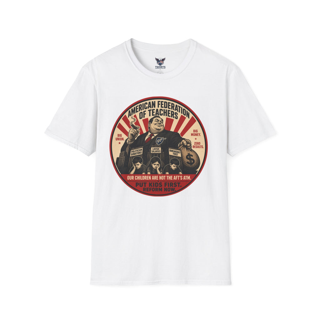 "Trump Patriot Shirt | America First T-Shirt | Conservative Republican Apparel | God Family Country Tee" | Anti Woke |American Federation of Teachers Propaganda Style T-Shirt | Political Union Teacher...