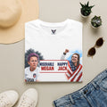 Miserable Megan vs Happy Jack Graphic T-Shirt — USWNT Rivalry Fan Tee