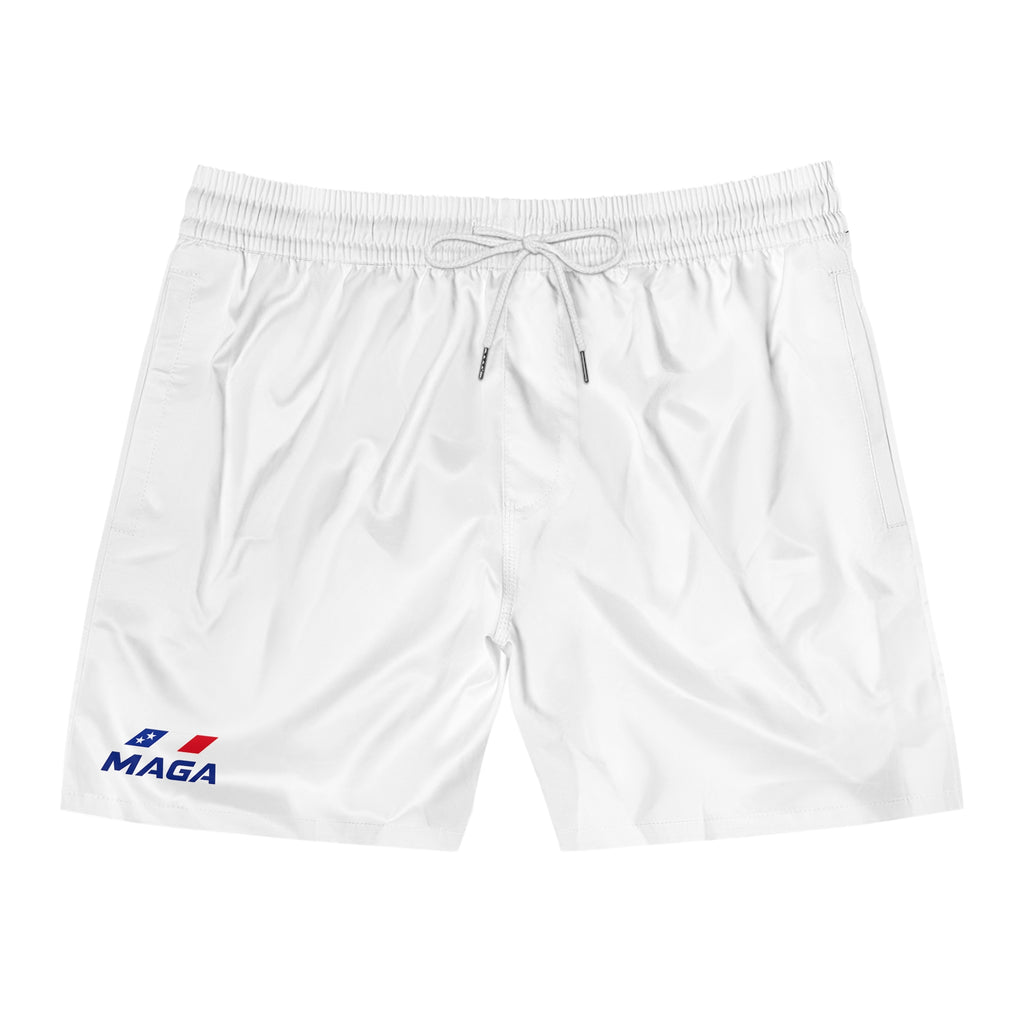 Swim Shorts — MAGA Logo Men's Mid-Length Beach Trunks  - The Conservative Brand