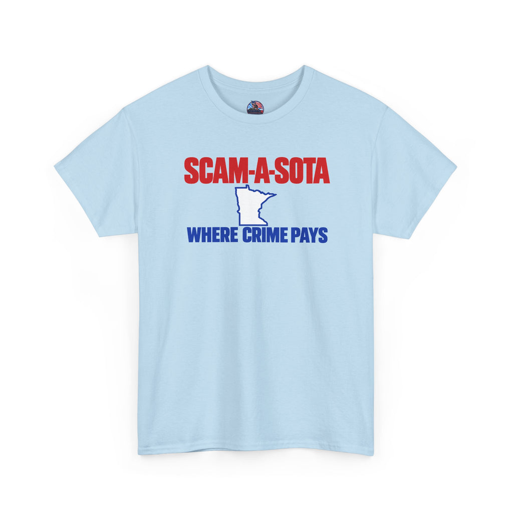 Minnesota/Scama-Sota Where Crime Pays Graphic T-Shirt