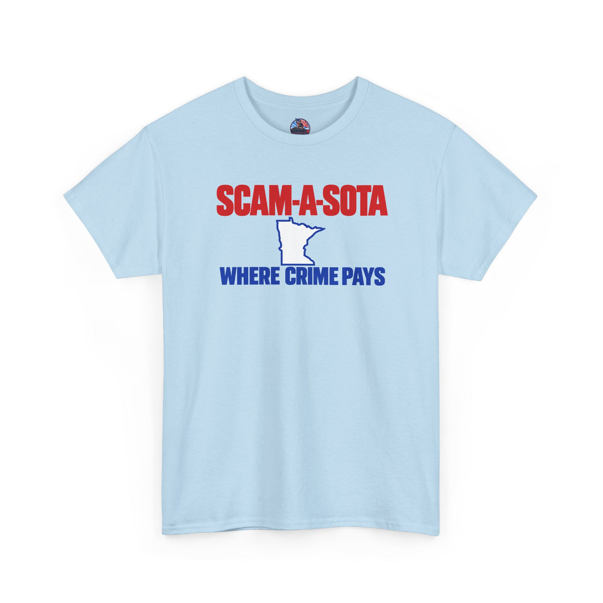 Minnesota/Scama-Sota Where Crime Pays Graphic T-Shirt
