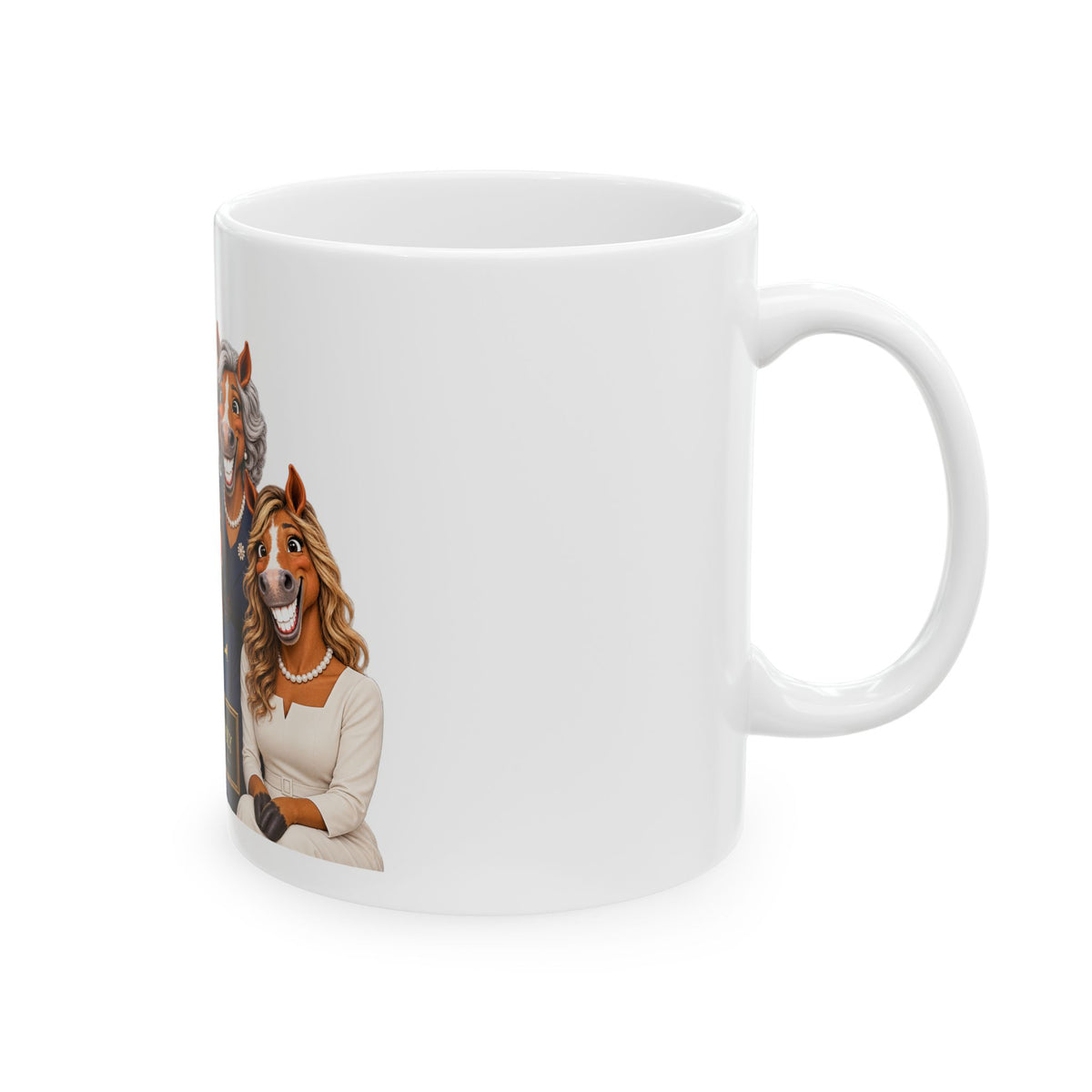 Governor Kathy Hochul Family Portrait—  Political Caricature Coffee Cup (11oz & 15oz)