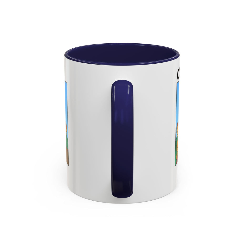 "College Life" Political Satire Comic Accent Coffee Mug – Funny Conservative Freedom of Speech Gag Gift