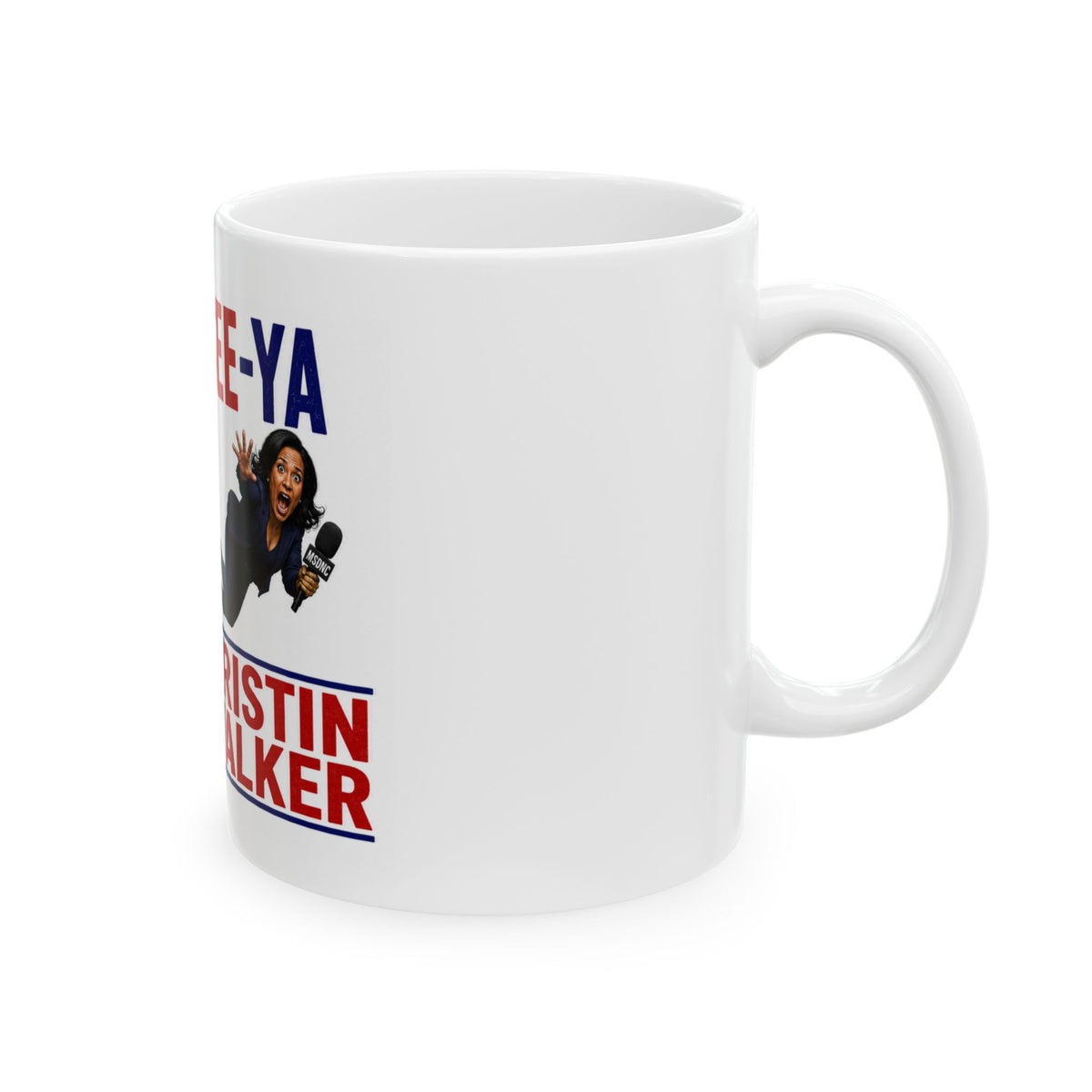 Trump Satire Political Cartoon Ceramic Mug - Funny Fake News Media Humor Coffee Cup