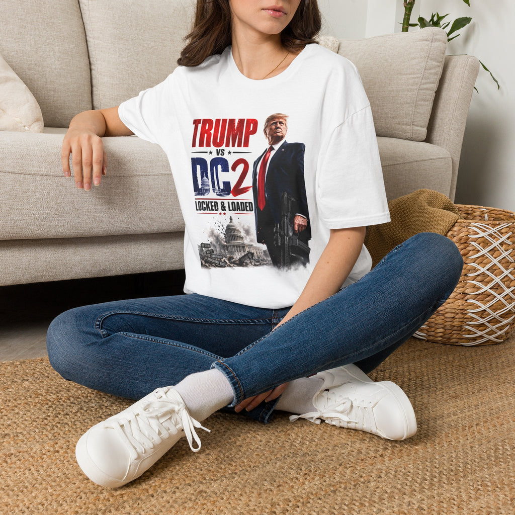 Trump vs DC 2 Political T-Shirt — Trump Leader & Loader Campaign Tee