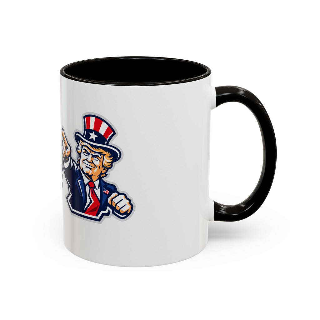 100% Woke Free Donald Trump Uncle Sam Ceramic Coffee Mug