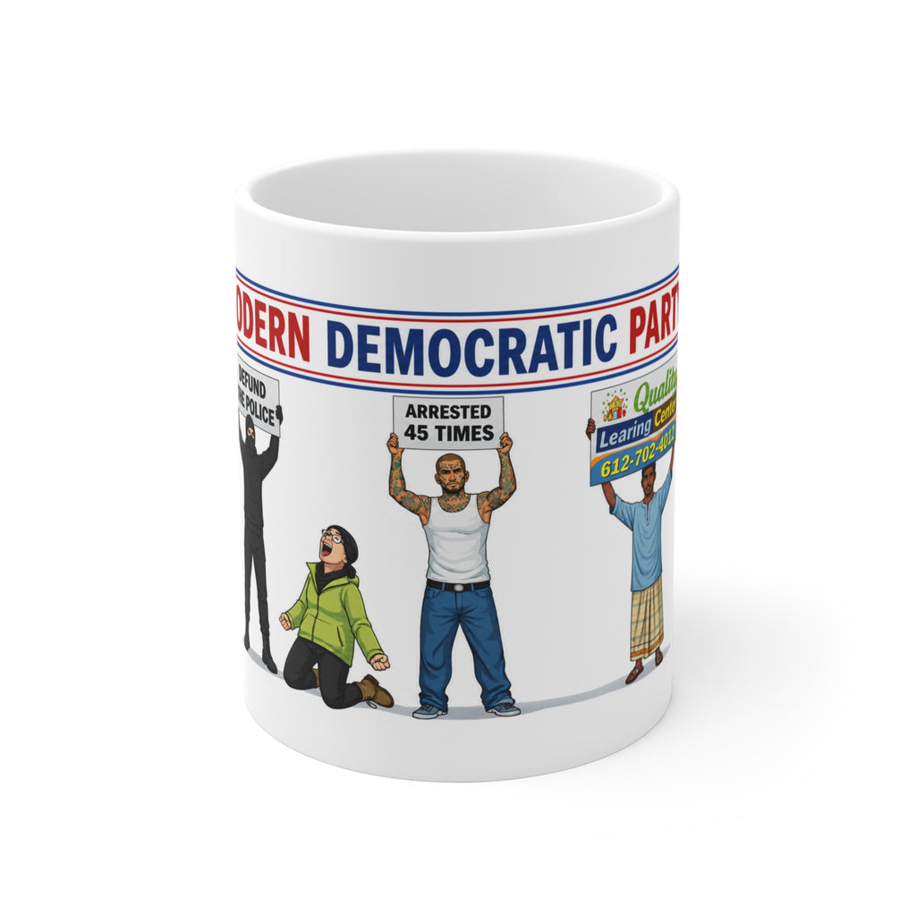 Patriotic Republican & Conservative Political Novelty Ceramic Coffee Mug – Funny Right-Wing Sarcastic Morning Tea Cup