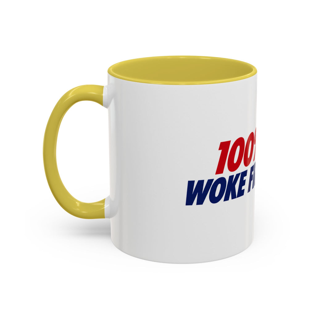 100% Woke Free Donald Trump Uncle Sam Ceramic Coffee Mug
