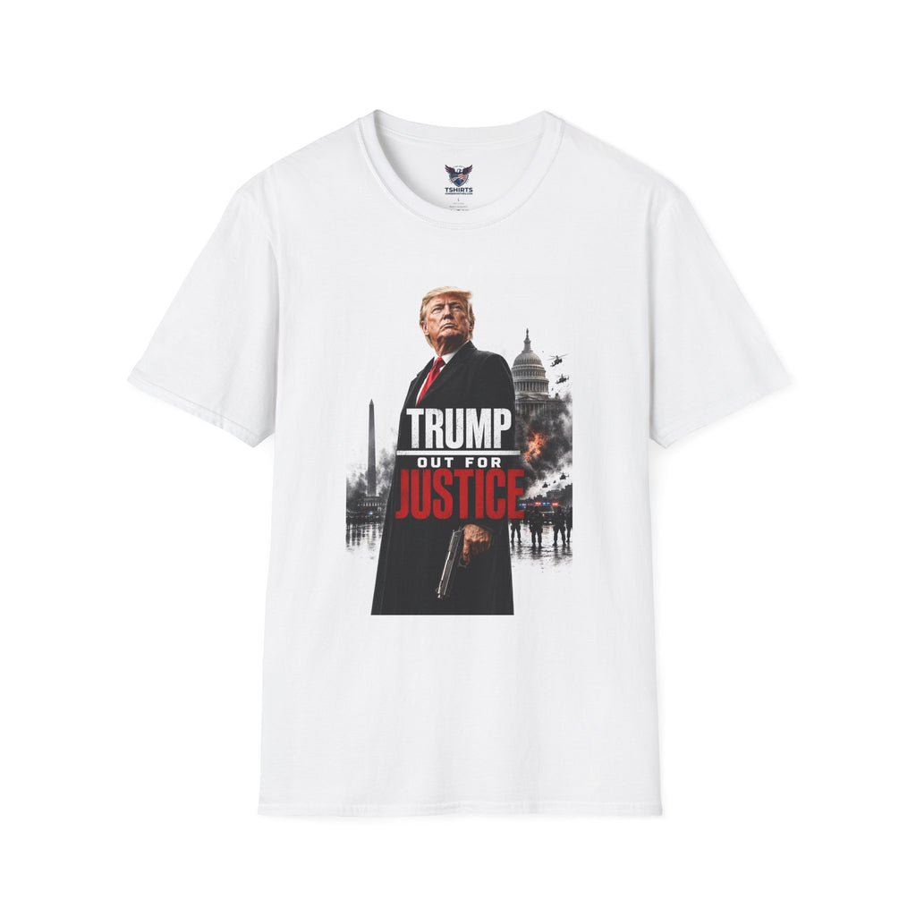 Trump Out For Justice T-Shirt — Political Statement Tee