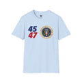 Official Style Trump 45-47 Presidential Seal Commemorative T-Shirt – Patriotic Conservative Graphic Tee