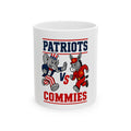 Patriots vs Commies Heisman Mug | Ceramic Coffee Cup 11oz 15oz