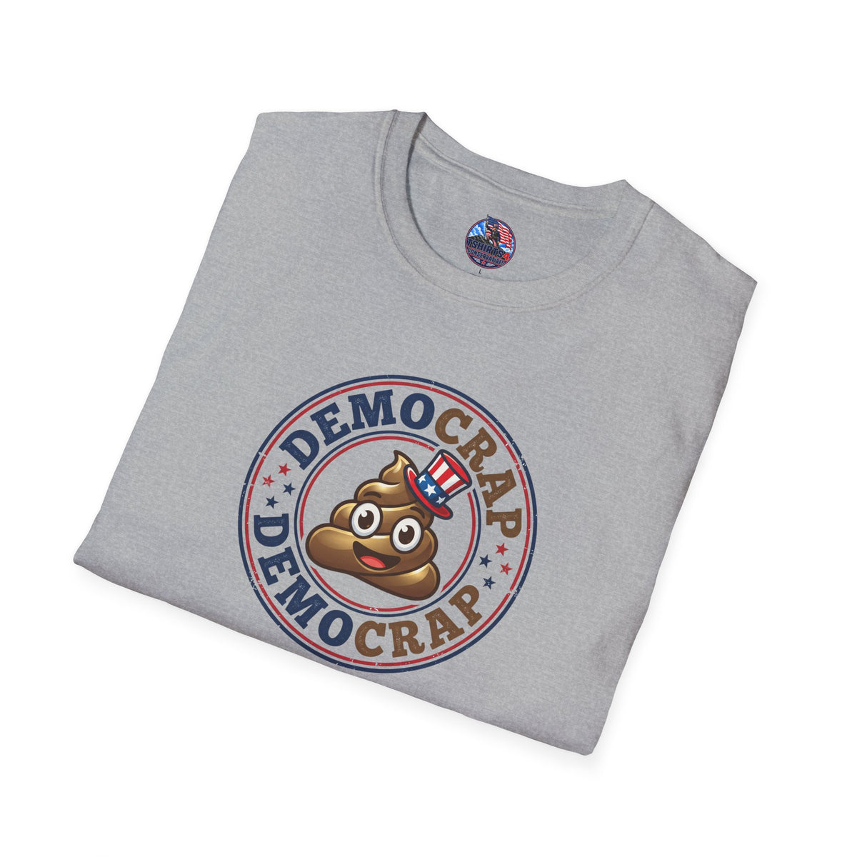 Democrapp Poop Political Humor T-Shirt | MAGA tshirt