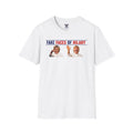 Political Statement T-Shirt — "Fake Faces of Hillary Clinton" Graphic Tee