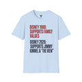 Classic Family Values vs Modern Media Conservative Graphic Tee – Right Wing Political Satire T-Shirt