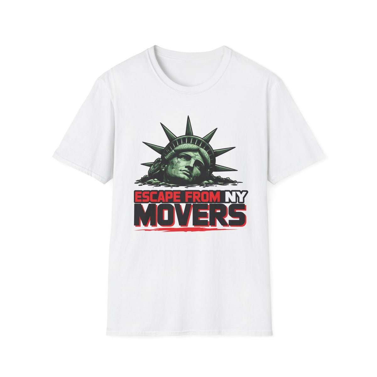 "Trump Patriot Shirt | America First T-Shirt | Conservative Republican Apparel | God Family Country Tee" | anti-woke tshirt | Statue of Liberty Escape From NY Movers T-Shirt | NYC movers graphic tee