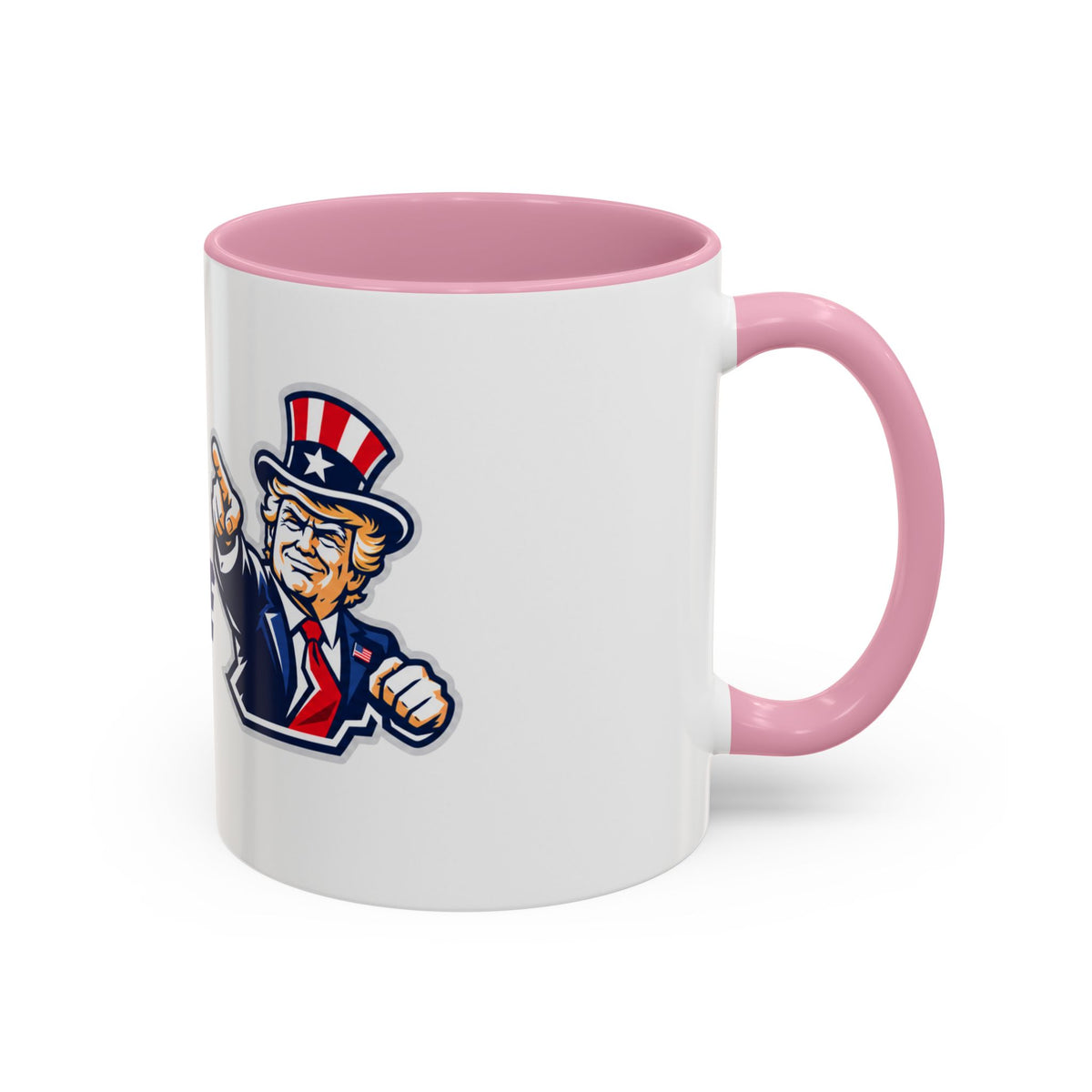 100% Woke Free Donald Trump Uncle Sam Ceramic Coffee Mug