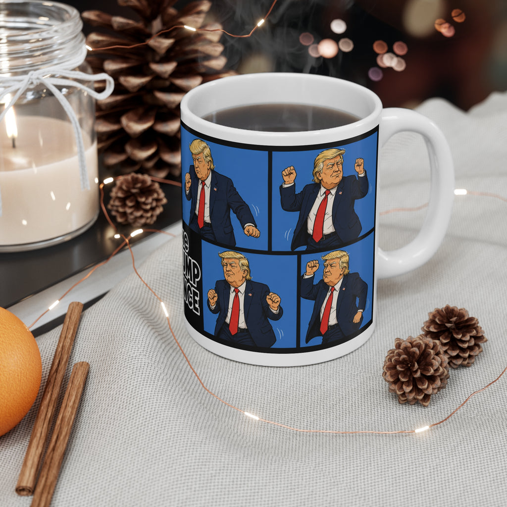 TRUMP YMCA DANCE Novelty Political Dance Mug – "The Trump Dance" 11oz