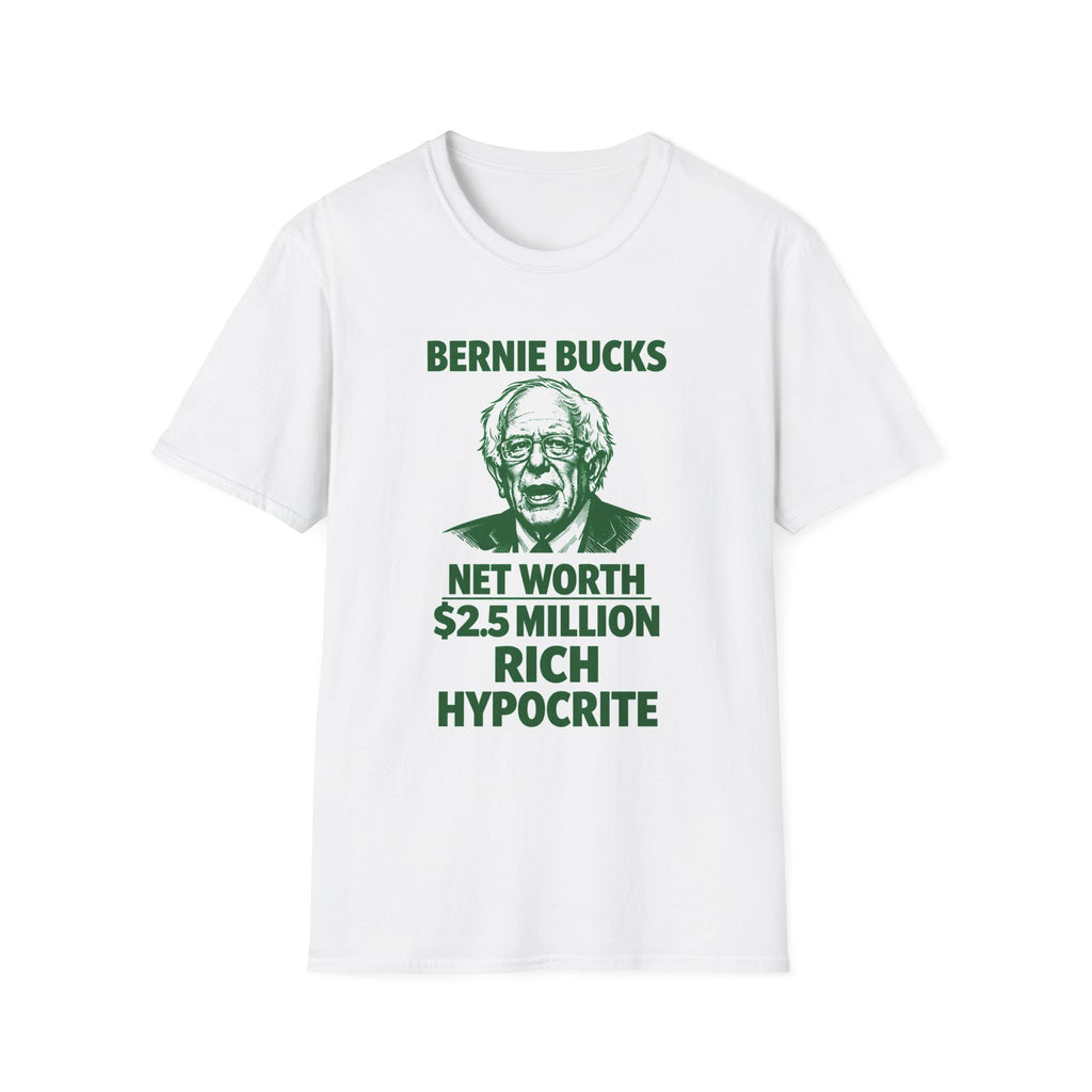 "Trump Patriot Shirt | America First T-Shirt | Conservative Republican Apparel | God Family Country Tee" | anti-woke tshirt | Bernie Bucks graphic T-Shirt | Political satire tee, Net Worth 2.5M...