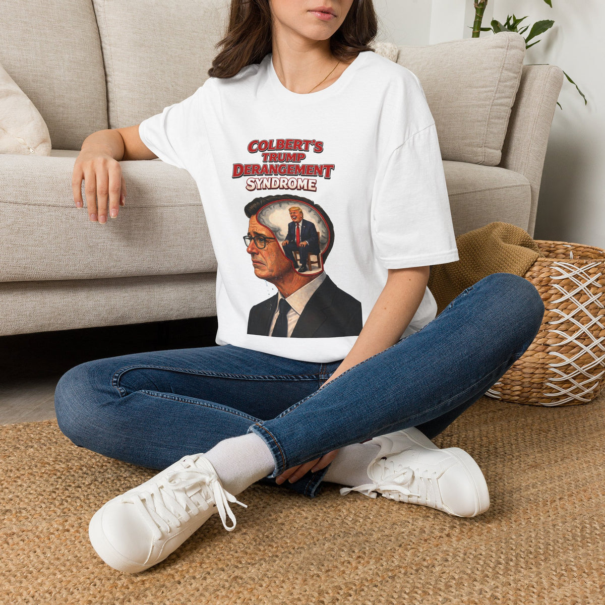 "Trump Patriot Shirt | America First T-Shirt | Conservative Republican Apparel | God Family Country Tee" | anti-woke tshirt | Colbert's Trump Derangement Syndrome T-Shirt | Political Satire Tee